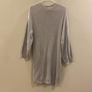 Long-sleeve Knit Sweater Dress